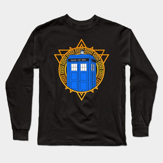 Esoteric Tardis Long Sleeve T-Shirt by Meca-artwork